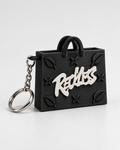 InKeynito Chain AirTag holder keychain - Black and white limited edition